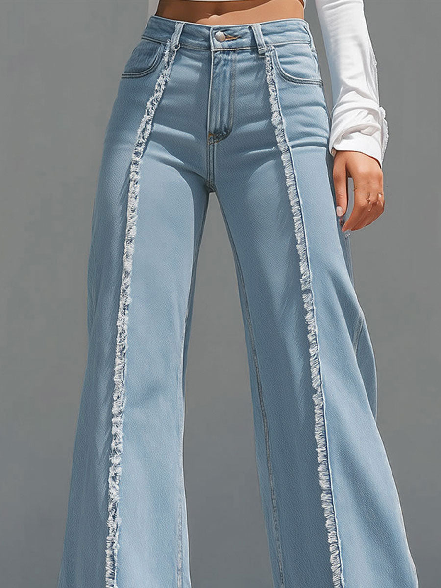 Light Blue flared jeans - Lana Fiorelli