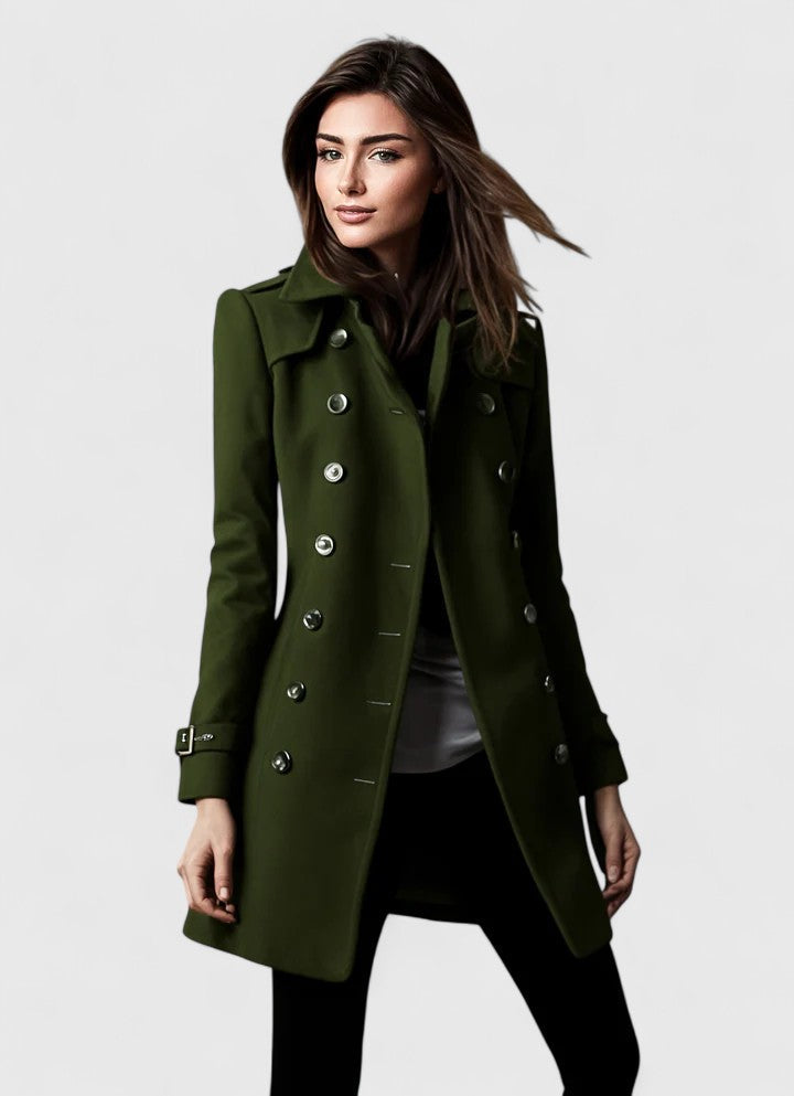 Green coat - Lana Fiorelli