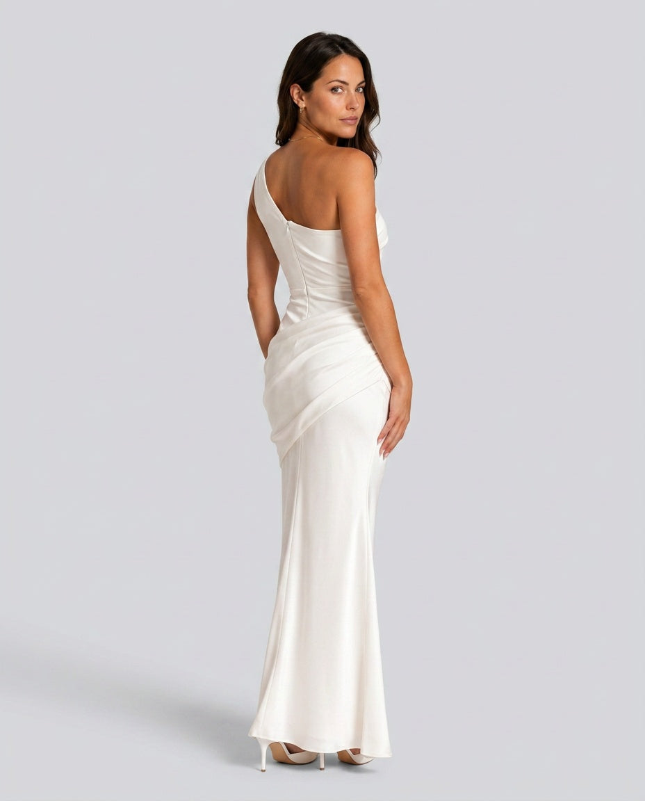 One-Shoulder Maxi Dress - Lana Fiorelli