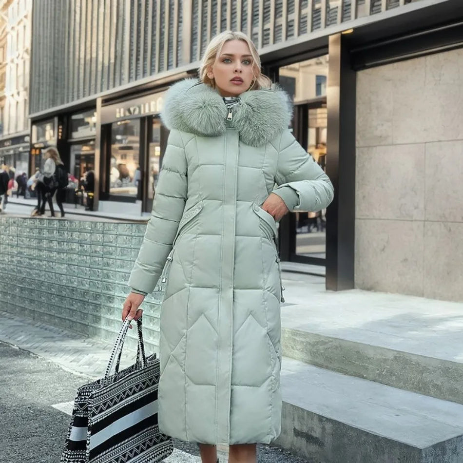 Green puffer coat - Lana Fiorelli