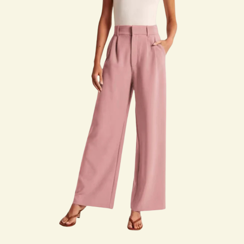 Pink palazzo trousers - Lana Fiorelli