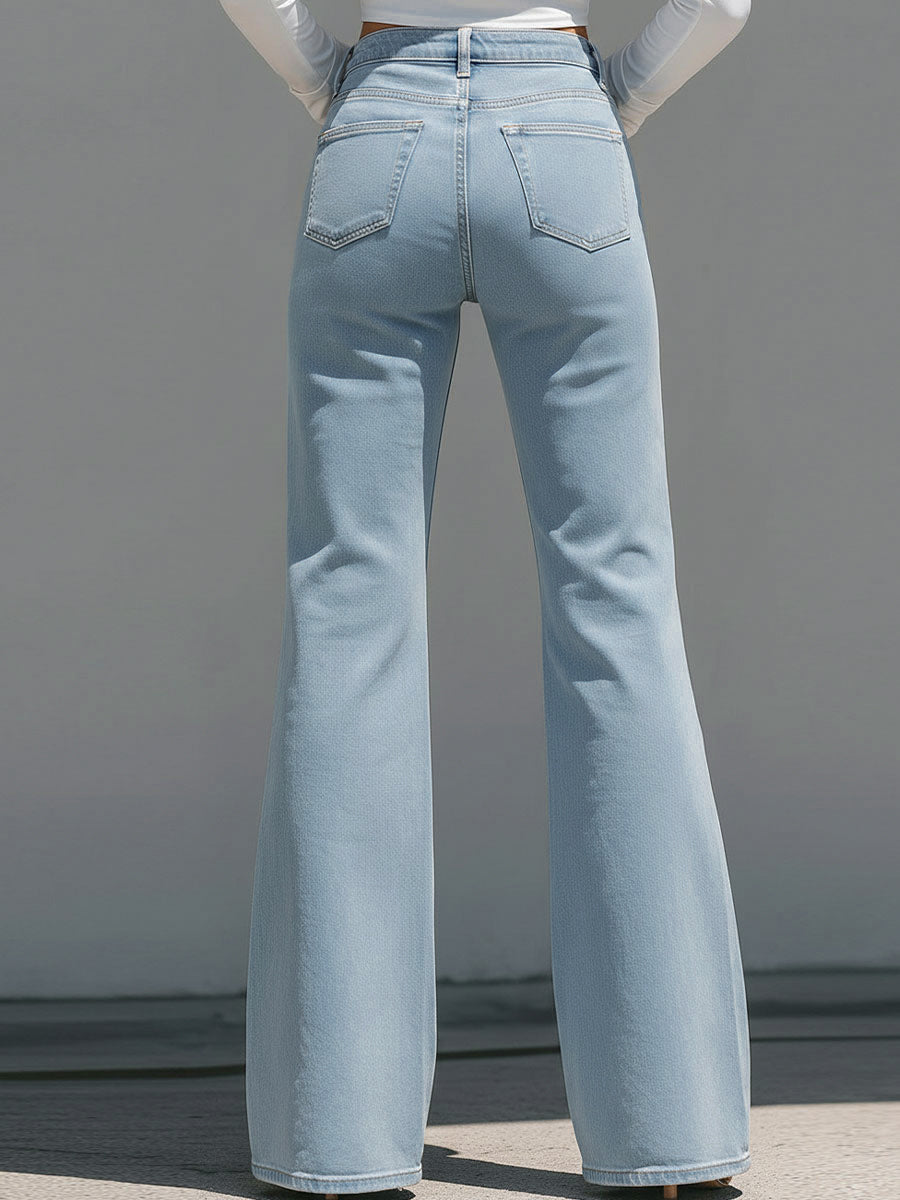 Light Blue flared jeans - Lana Fiorelli