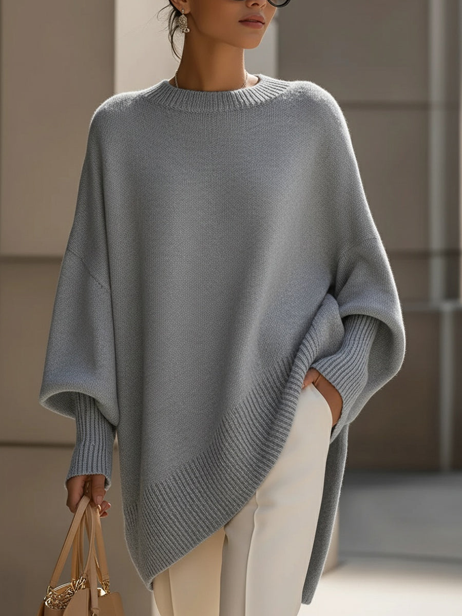 Grey oversized jumper - Lana Fiorelli