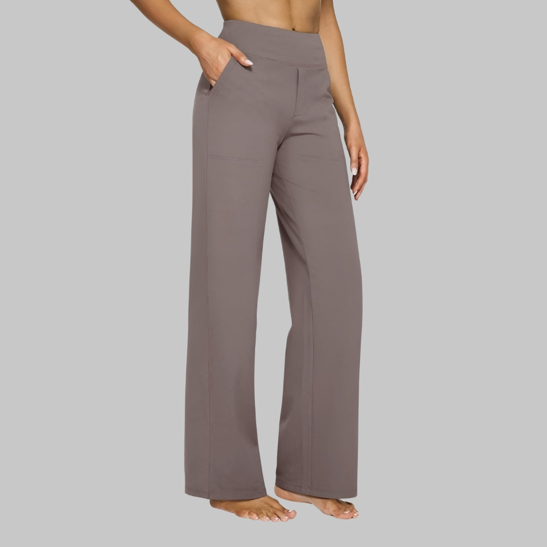 Sand stretch trousers - Lana Fiorelli