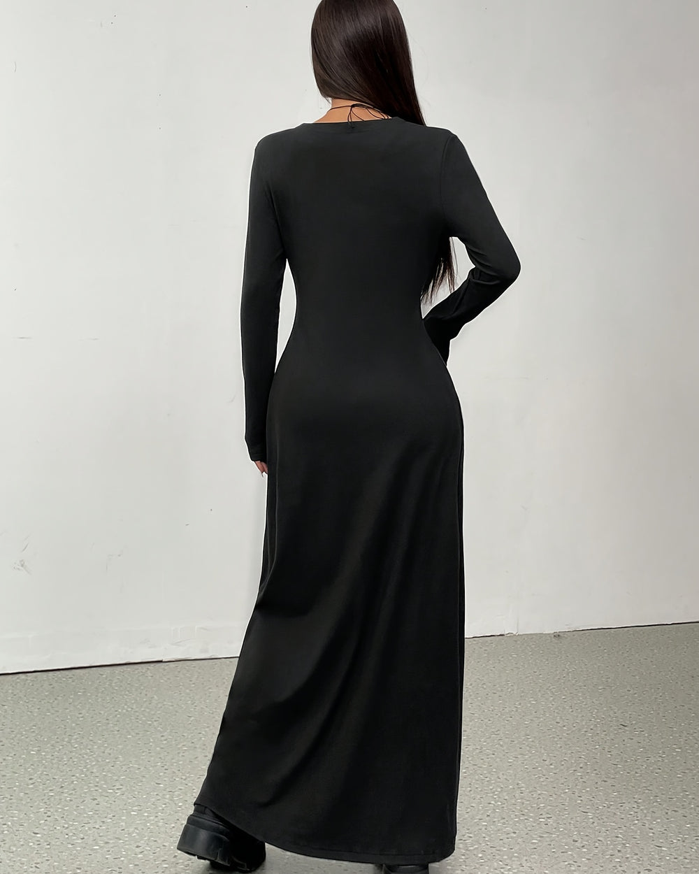 Giulia - Cardigan Donna Lungo Girocollo in Maglia Leggera per l'Autunno - foto 2