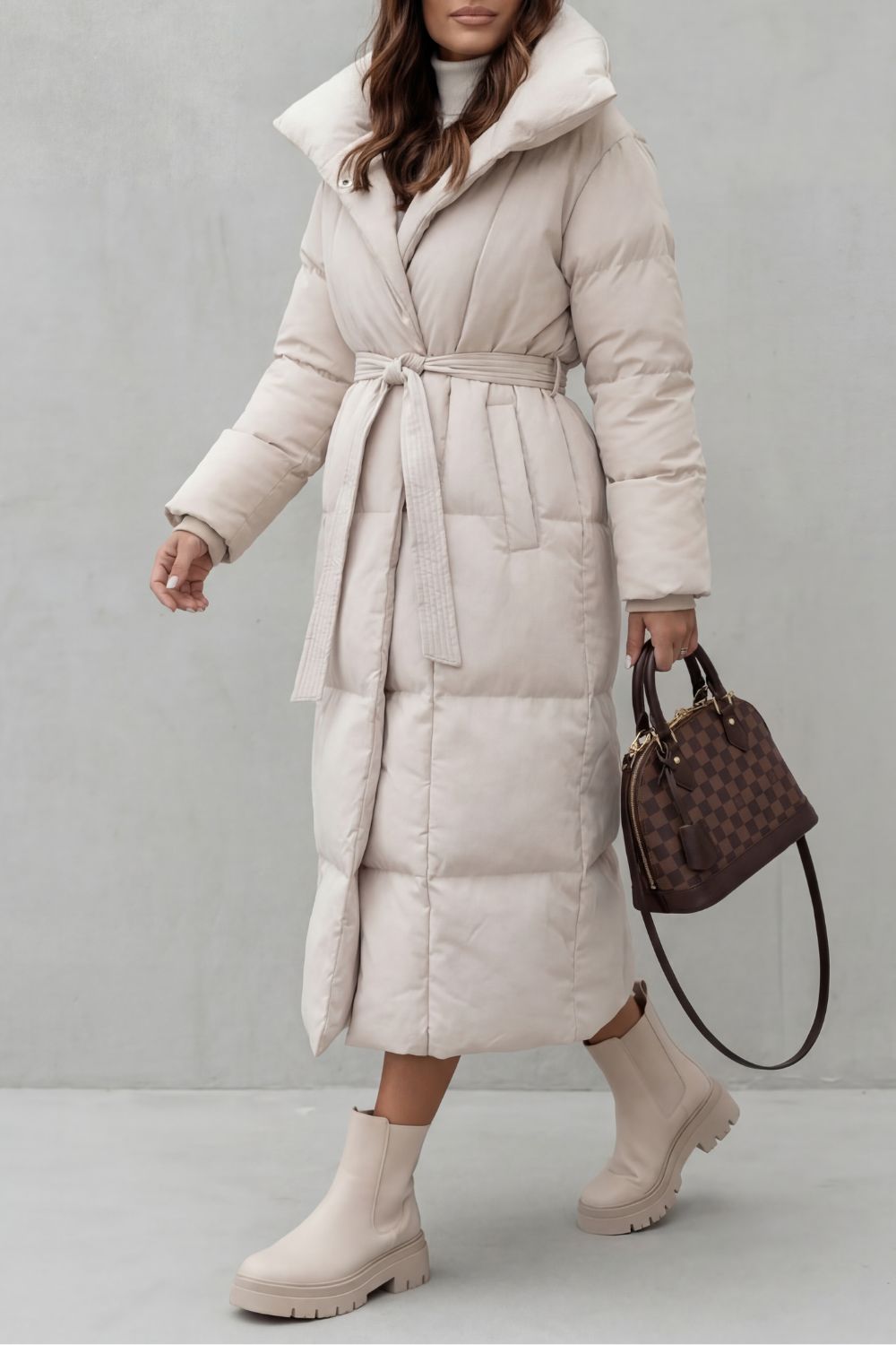 Women's long puffer coat - Lana Fiorelli