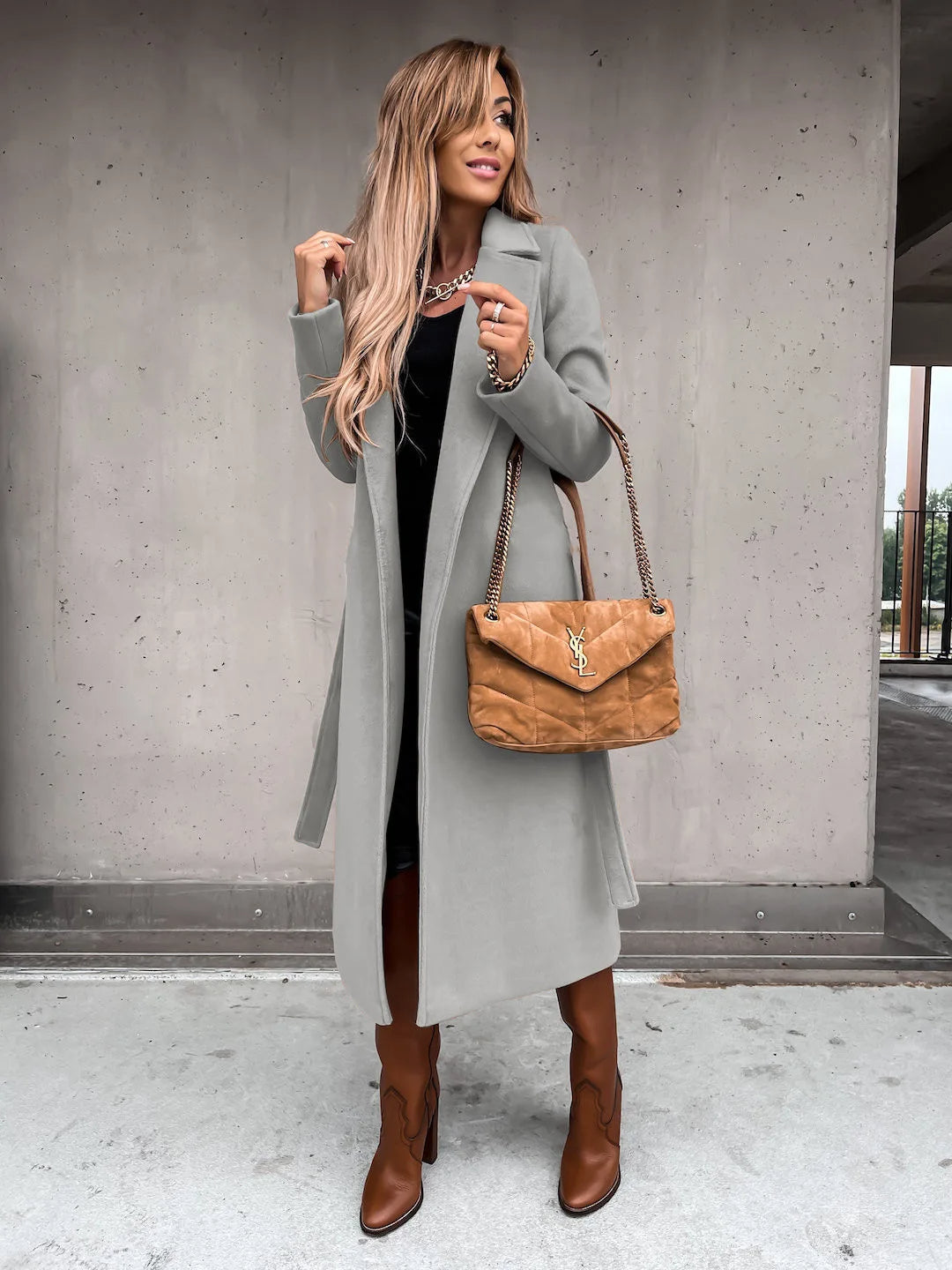 Grey coat - Lana Fiorelli