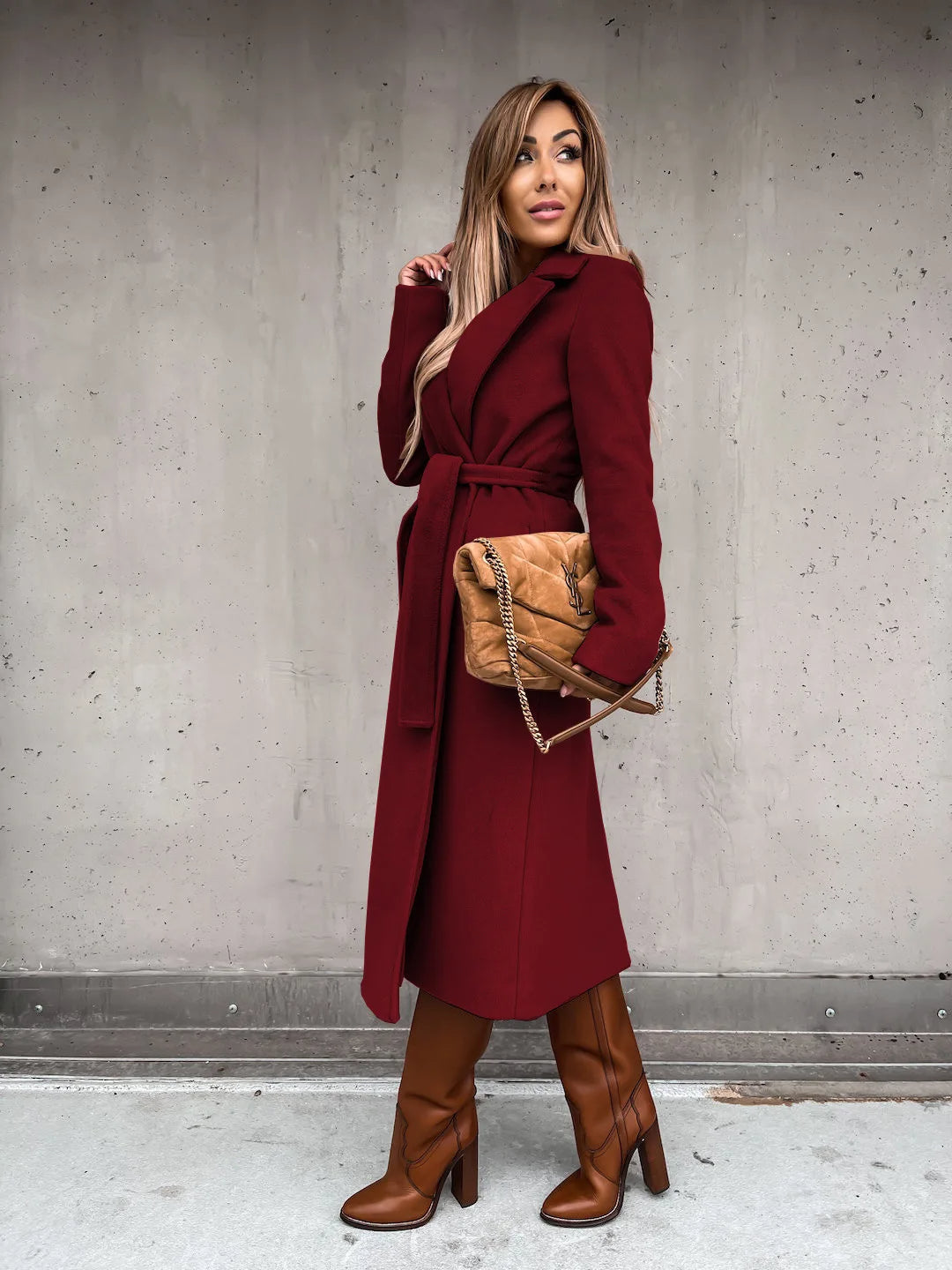 Red coat - Lana Fiorelli
