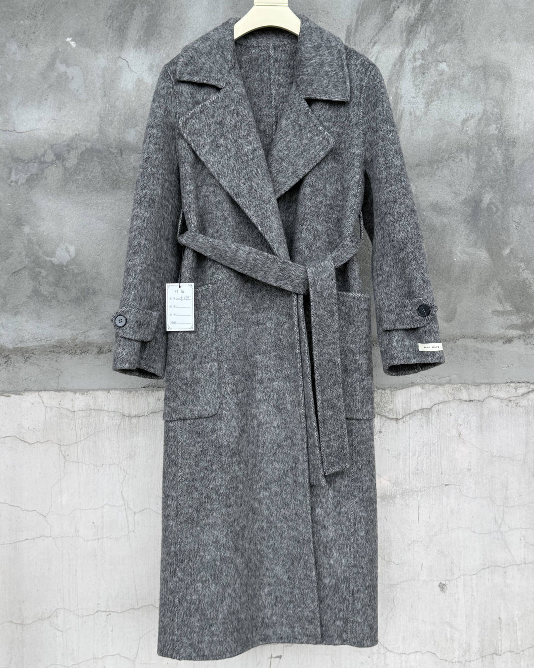 Cappotto Ottavia doppiofaccia Grigio Scuro - vista 2