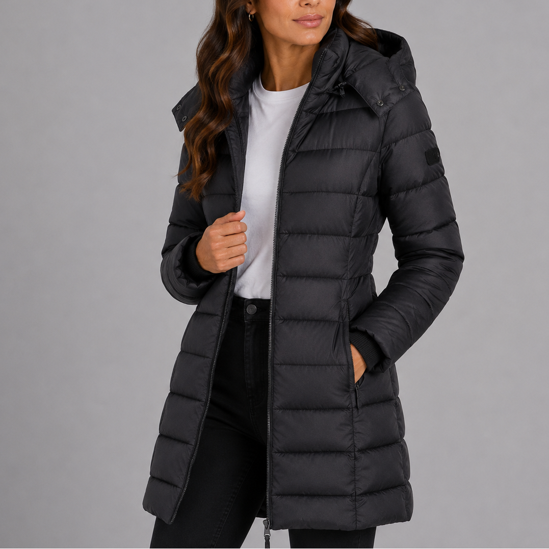 Black puffer jacket - Lana Fiorelli