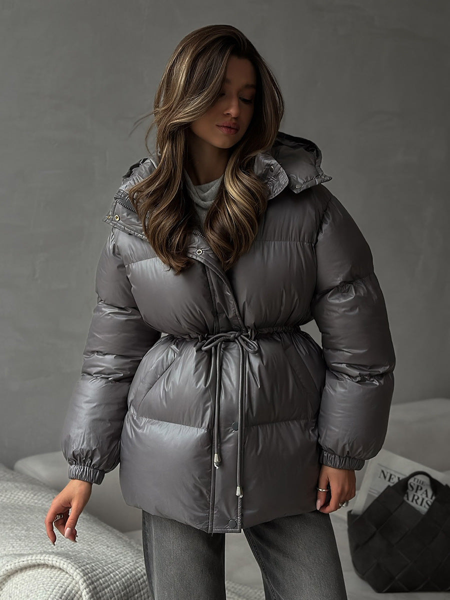 Black puffer jacket - Lana Fiorelli