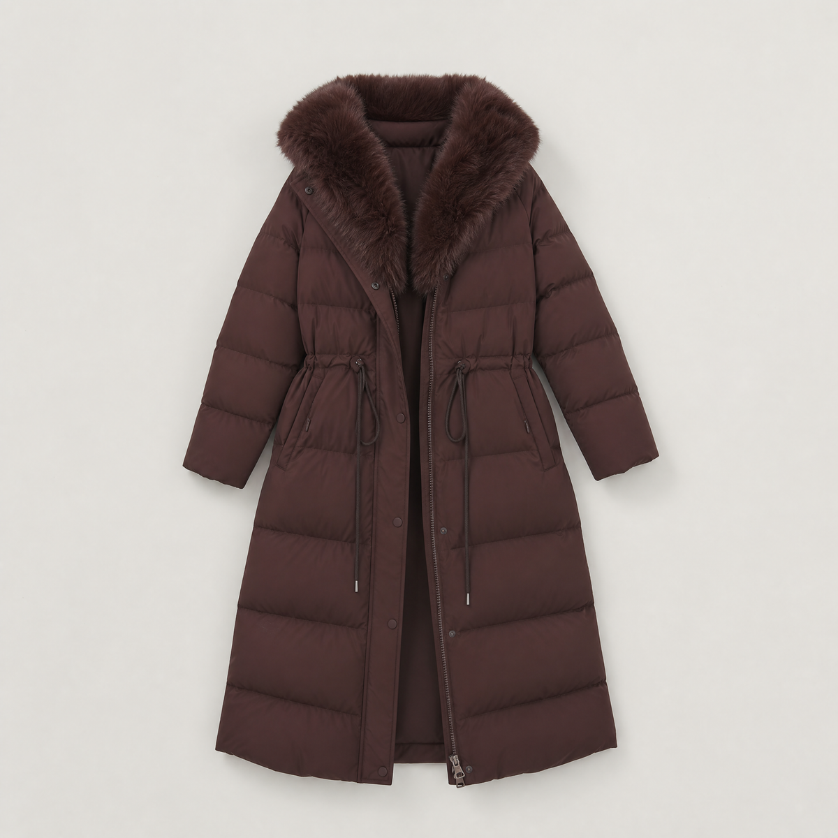 Brown puffer coat - Lana Fiorelli