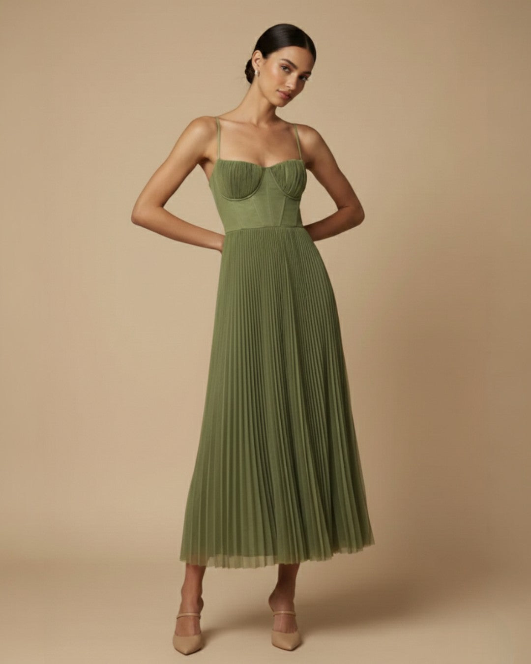 Tulle Midi Dress - Lana Fiorelli