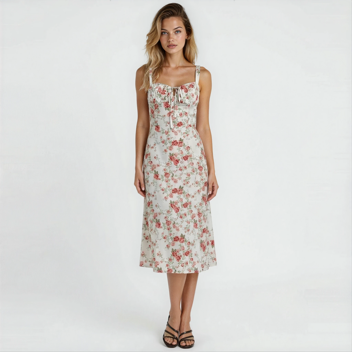 Pink Midi Dress - Lana Fiorelli
