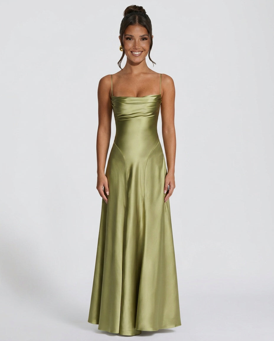 Light Green Maxi Dress - Lana Fiorelli