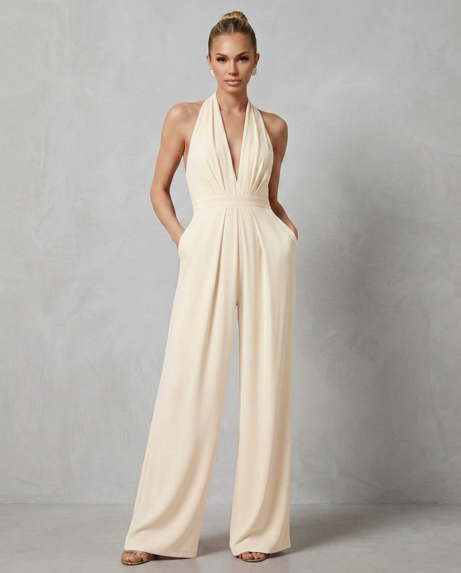 White Jumpsuit - Lana Fiorelli