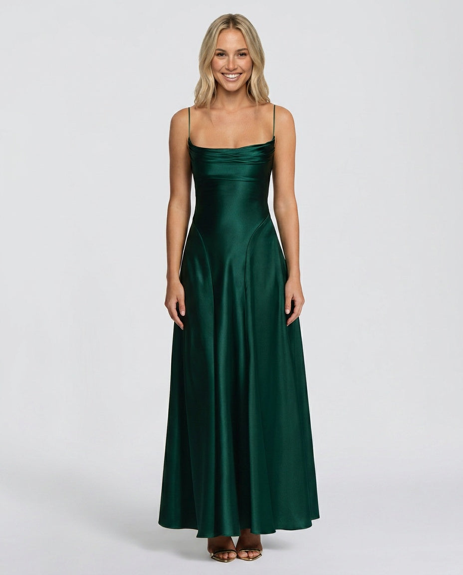 Green Maxi Dress - Lana Fiorelli