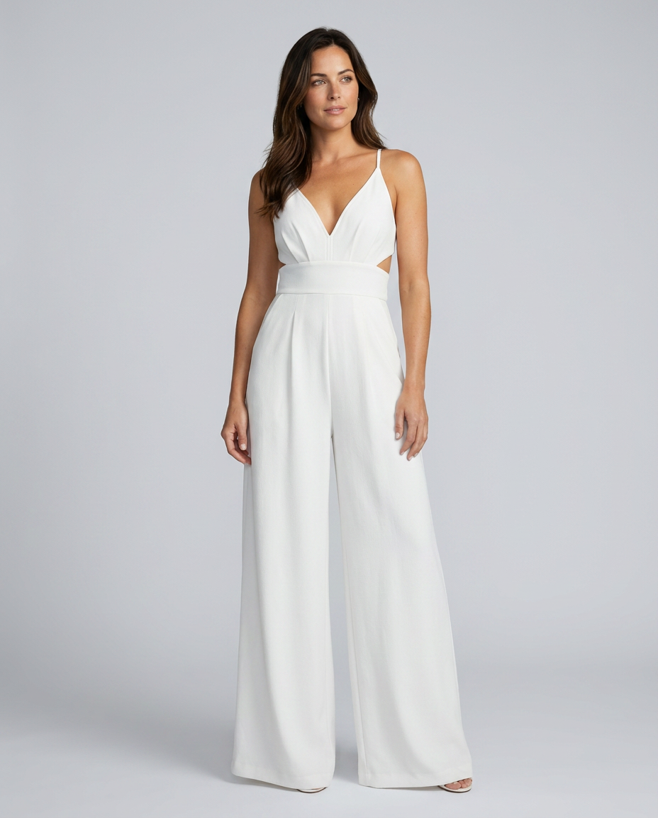 White Jumpsuit - Lana Fiorelli