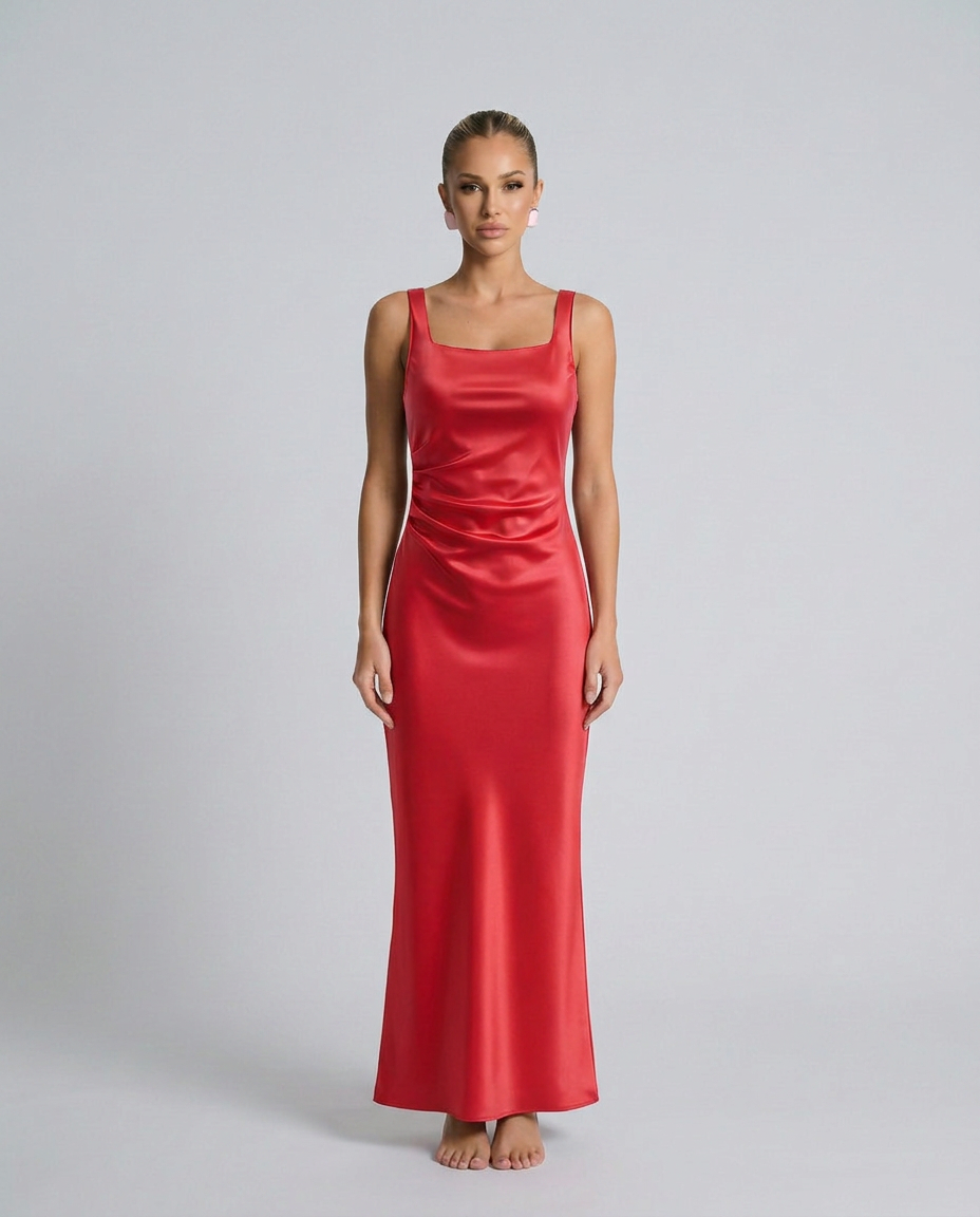 Red Maxi Dress - Lana Fiorelli