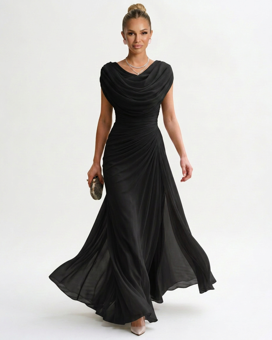 Black Maxi Dress - Lana Fiorelli
