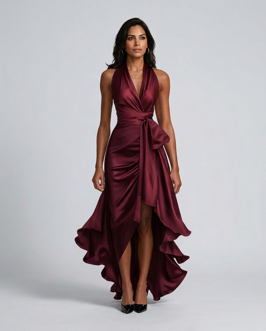 Red Maxi Dress - Lana Fiorelli