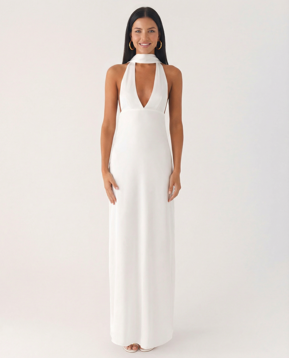 White Maxi Dress - Lana Fiorelli