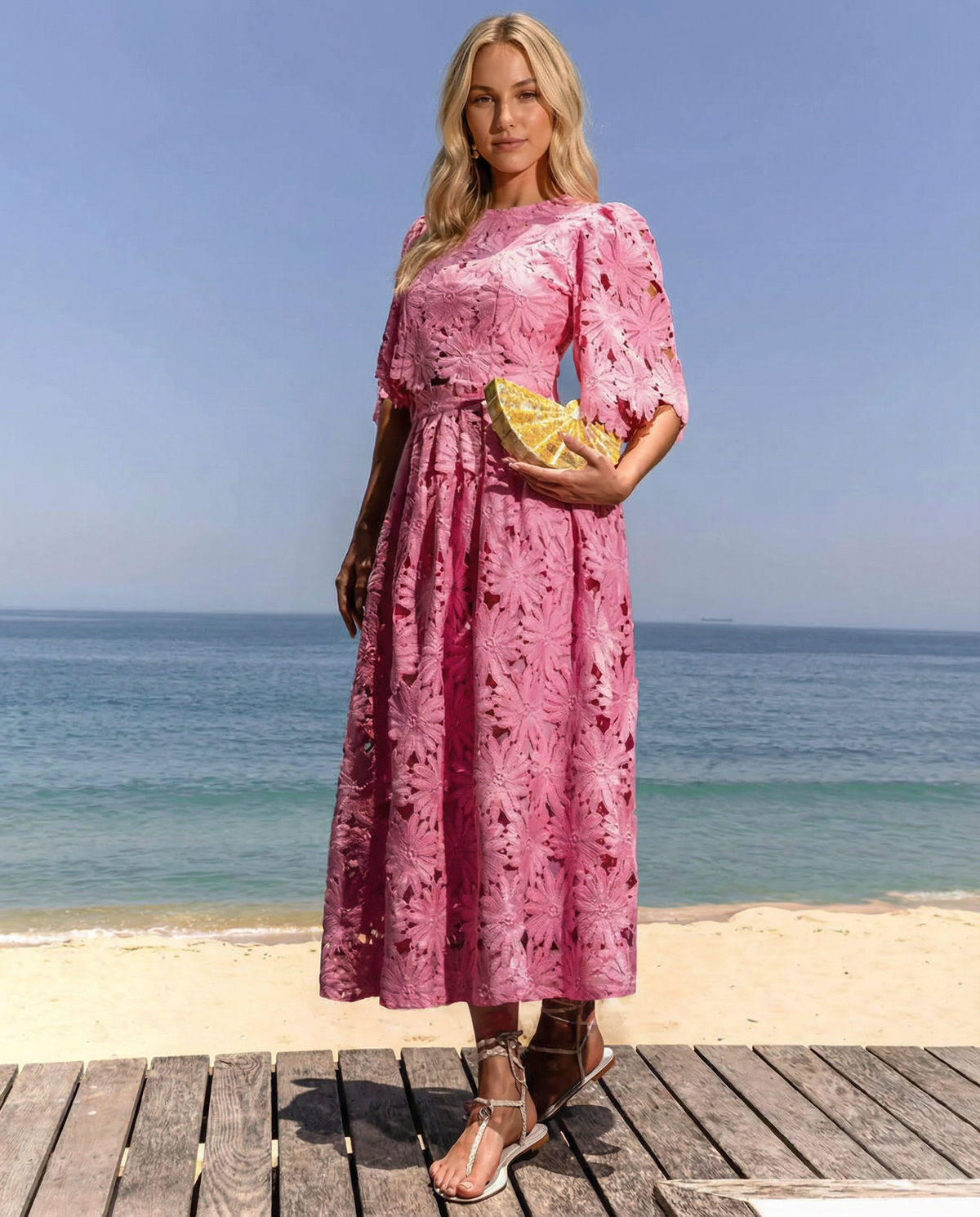 Lace Top and Skirt Set - Lana Fiorelli