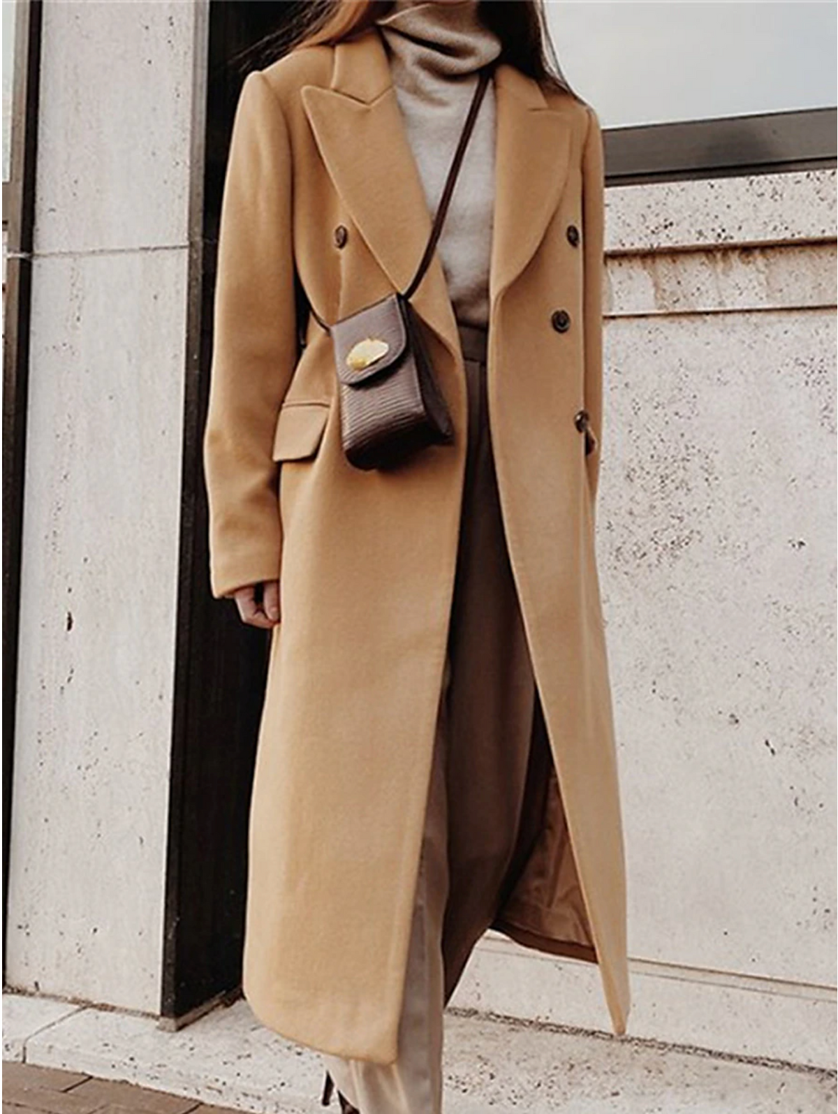 Khaki coat - Lana Fiorelli