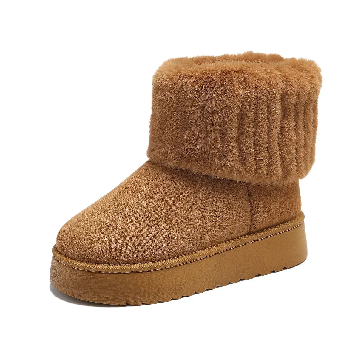 Brown plush lined winter boots - Lana Fiorelli