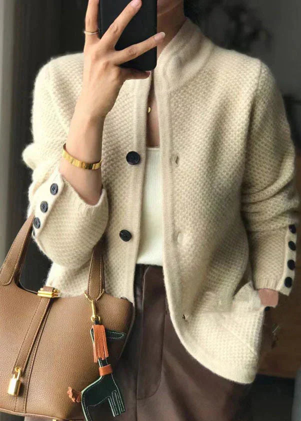 Cream cardigan - Lana Fiorelli