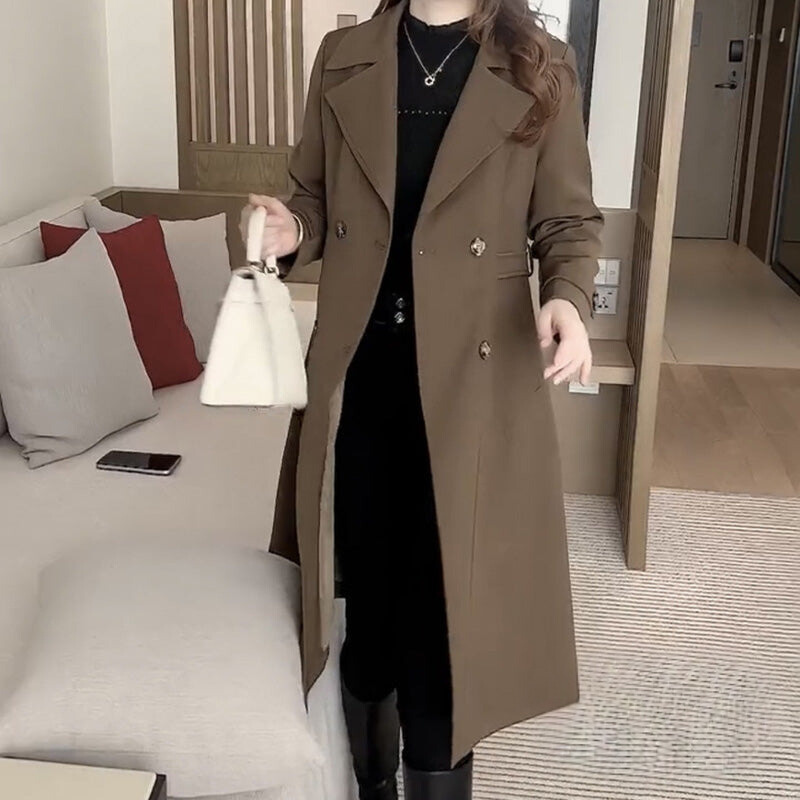 Brown classic trench coat - Lana Fiorelli