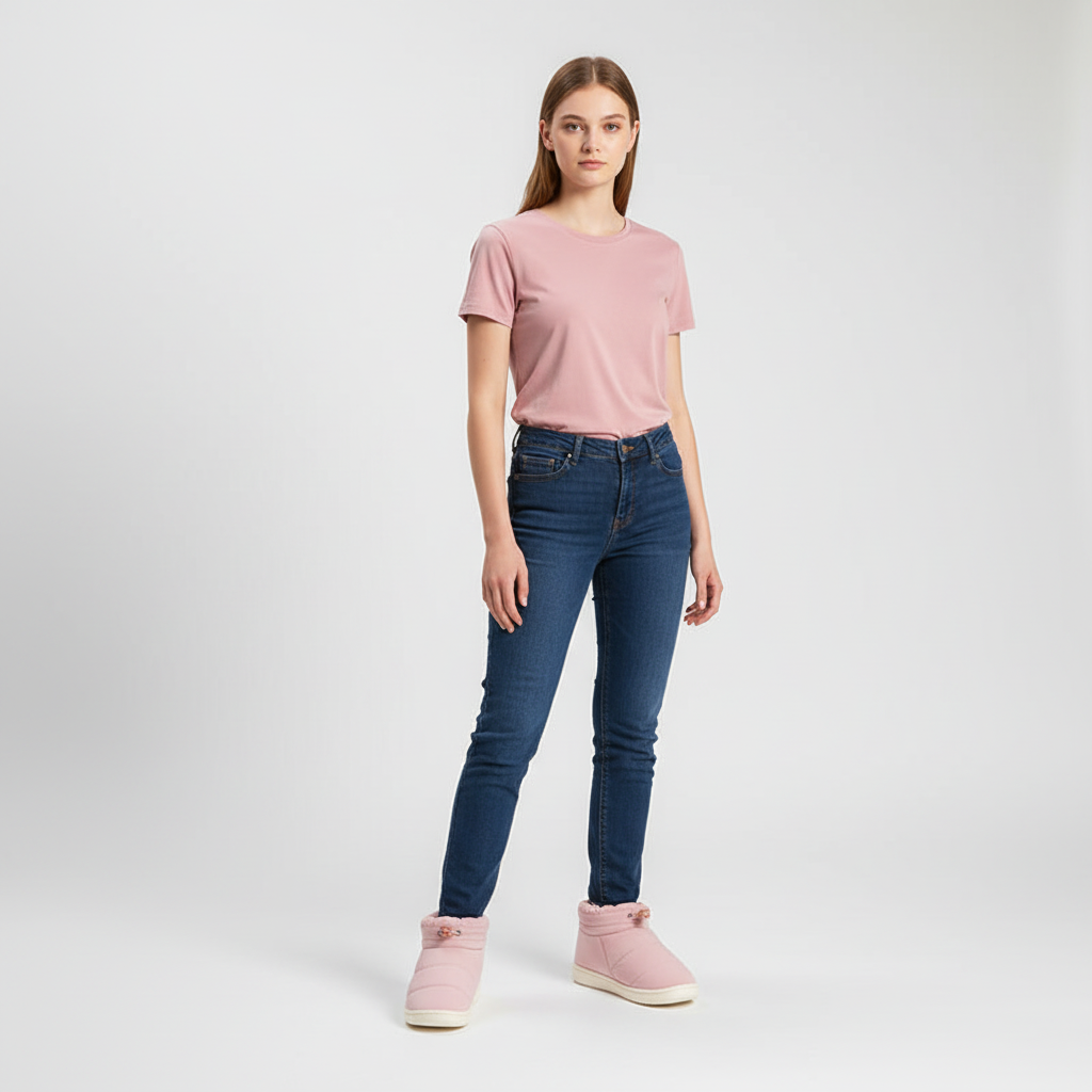 Pink padded winter boots - Lana Fiorelli