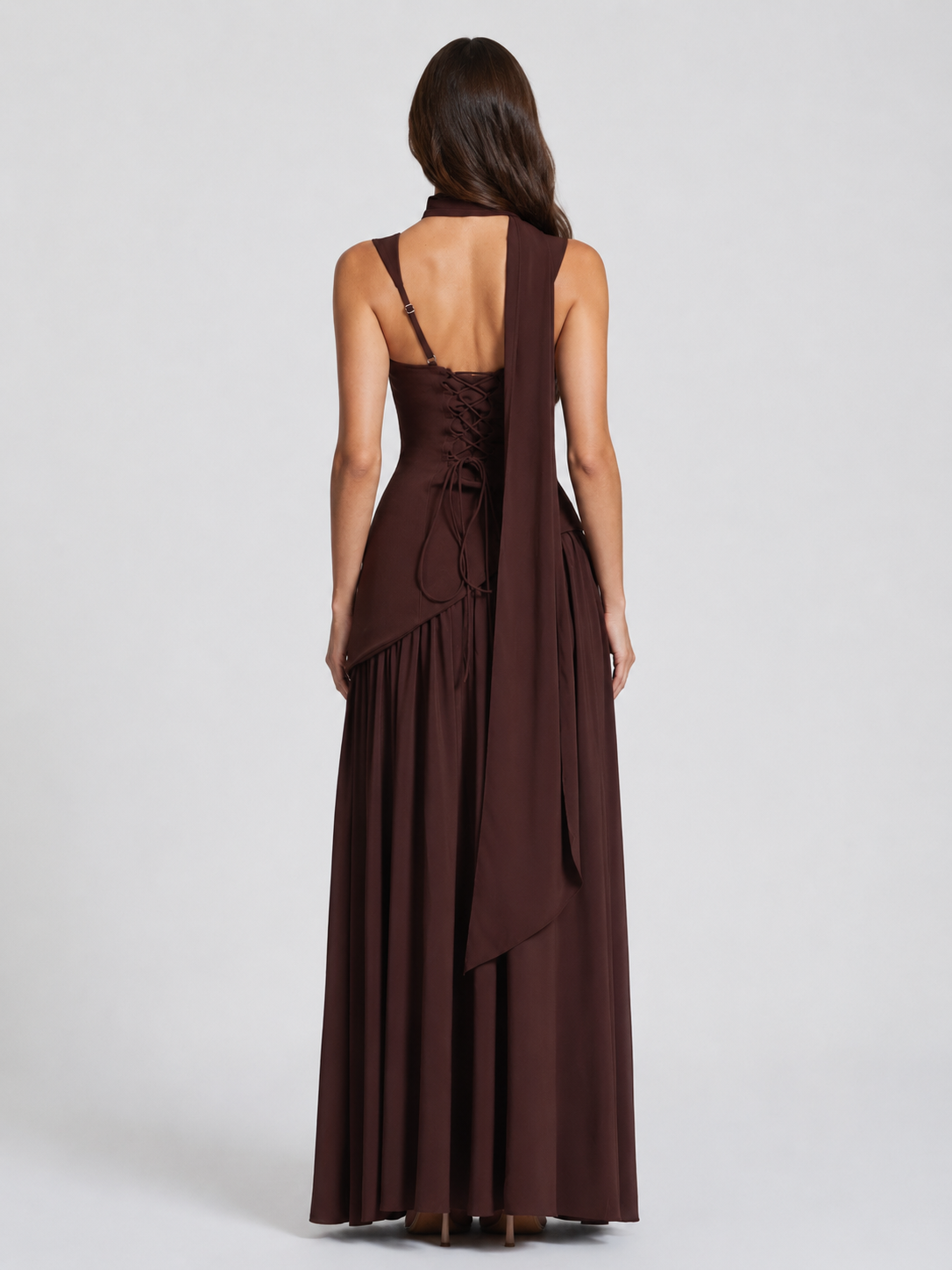 Draped Maxi Dress - Lana Fiorelli