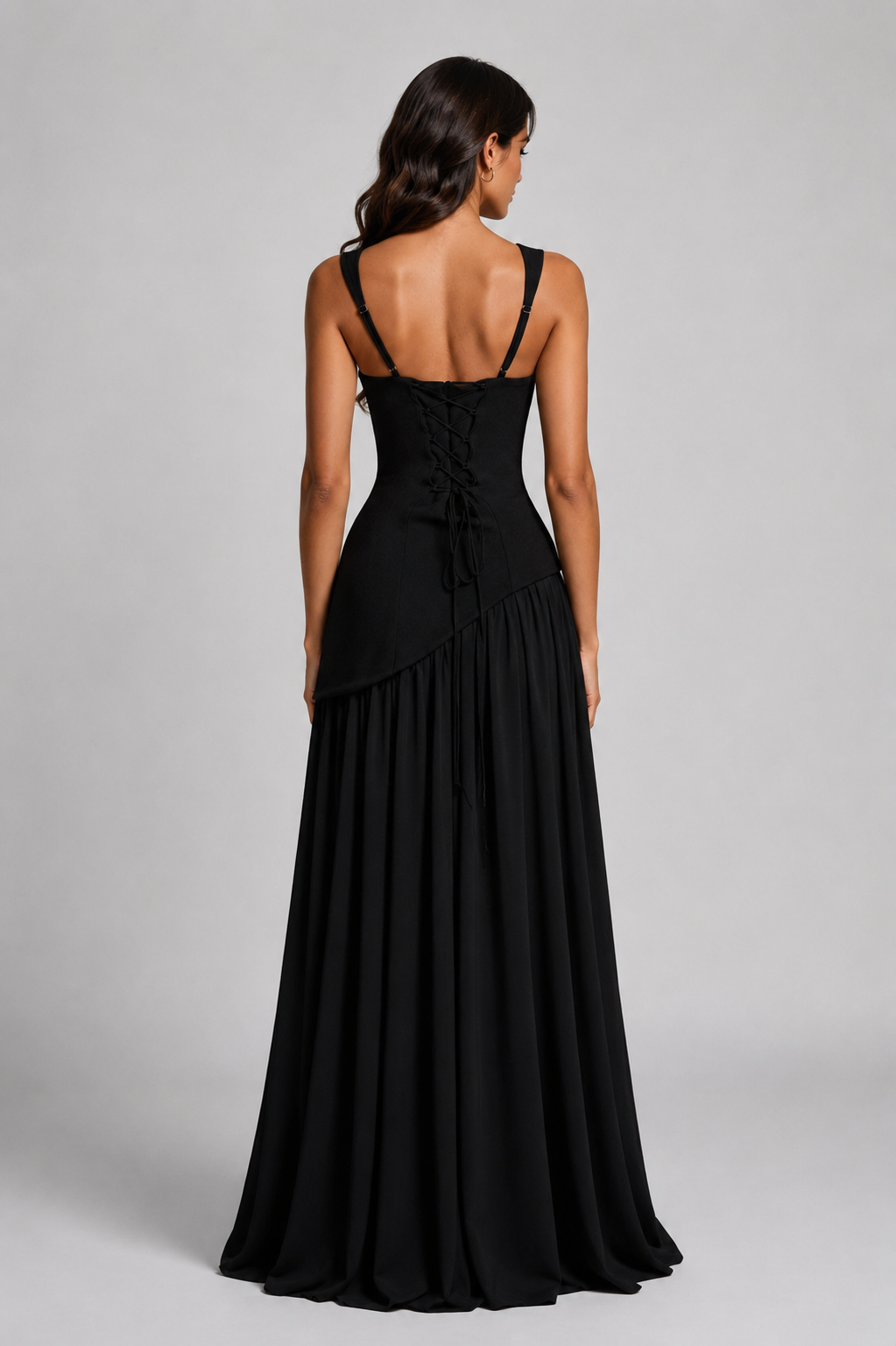 Draped Maxi Dress - Lana Fiorelli