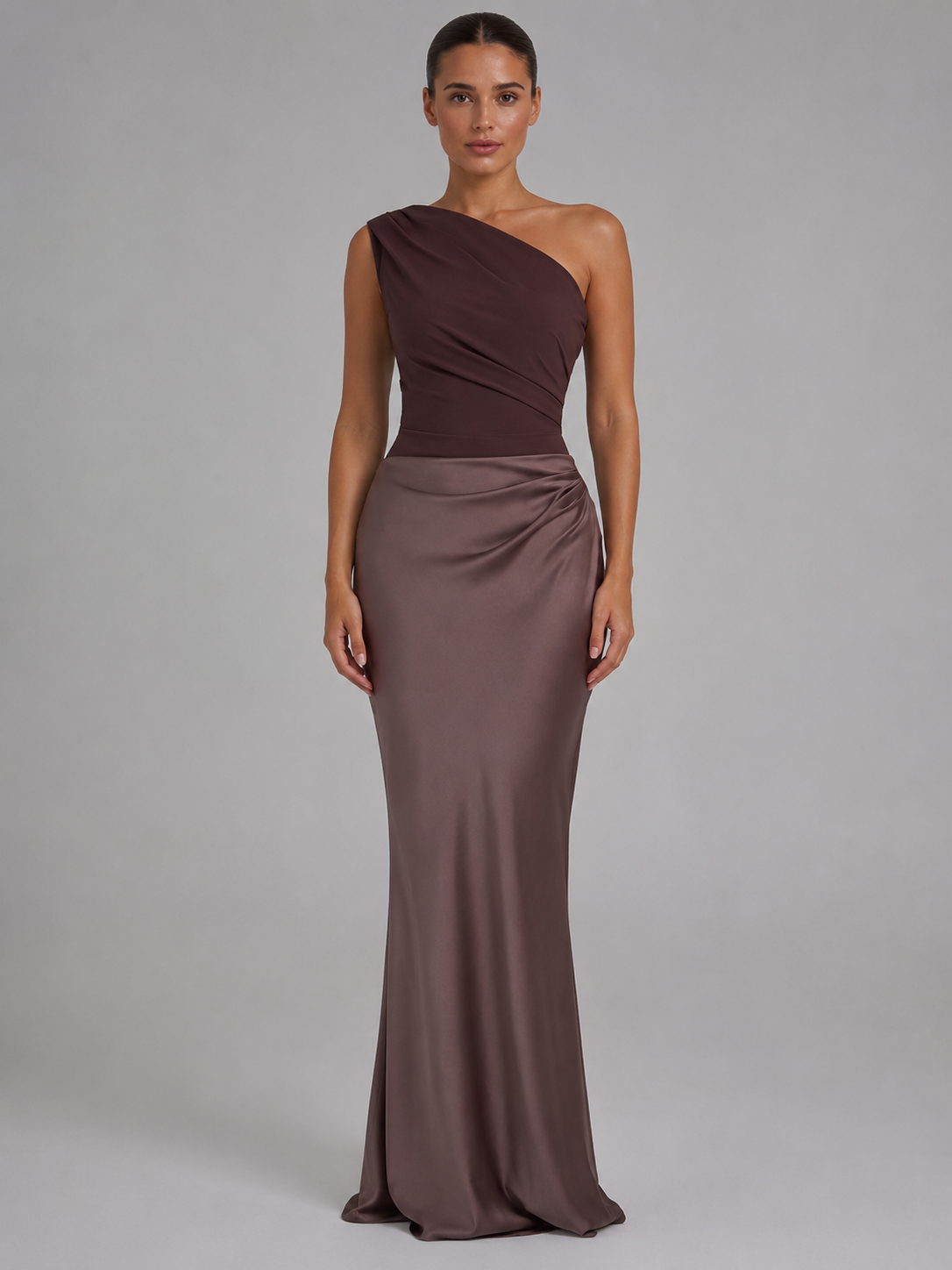 Brown Maxi Dress - Lana Fiorelli