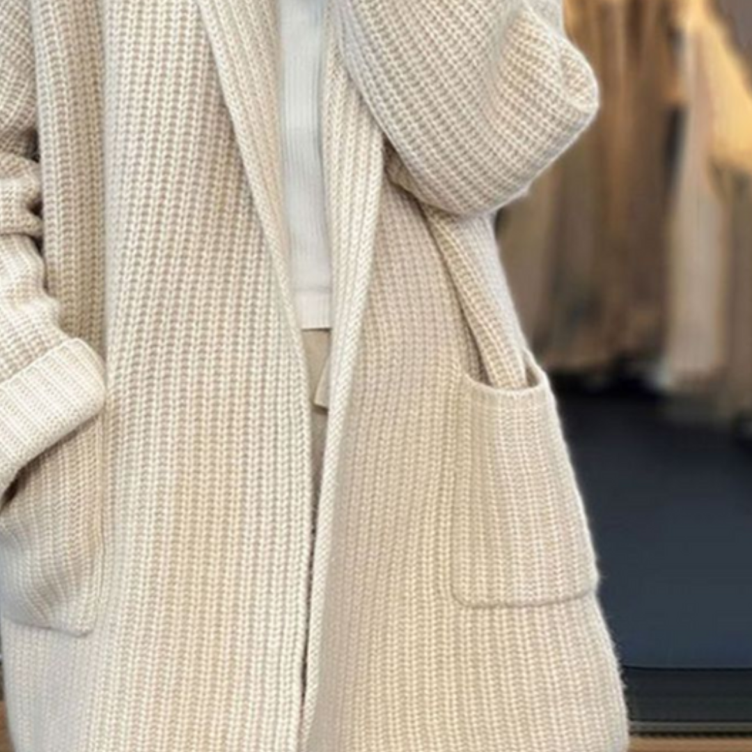 Women's ribbed cardigan - Lana Fiorelli