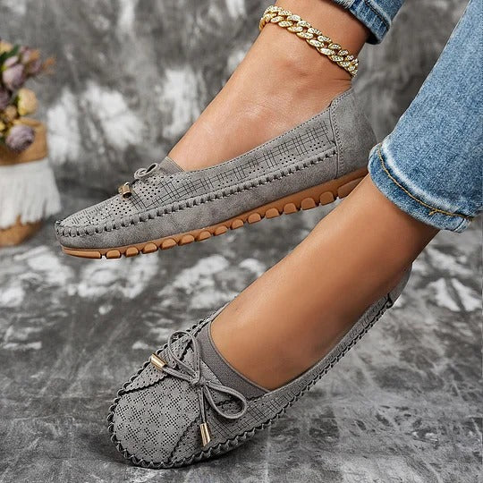 Grey cushioned ballet flats - Lana Fiorelli
