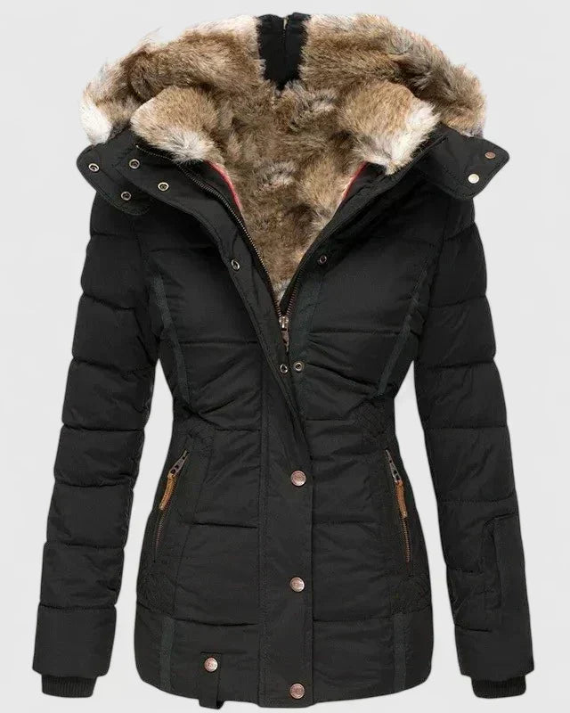 Black winter coat - Lana Fiorelli