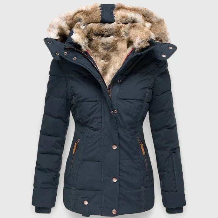 Blue winter coat - Lana Fiorelli