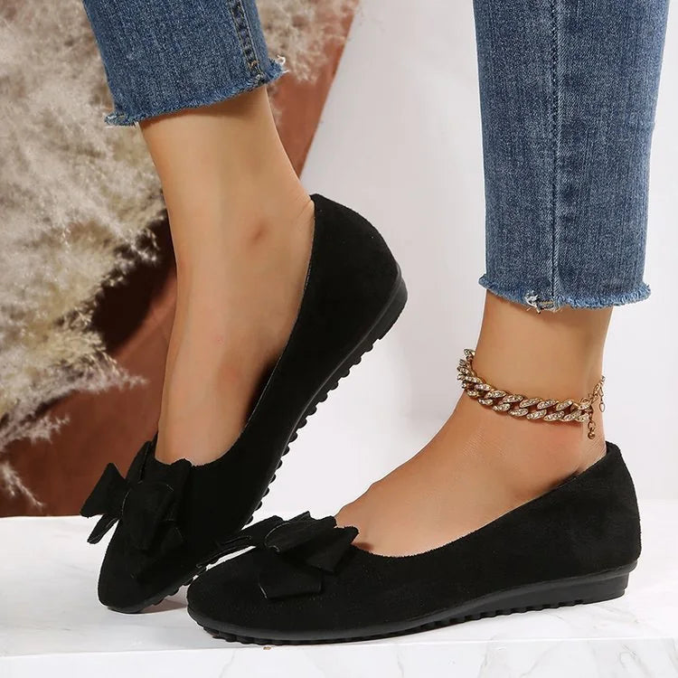 Black wide fit ballet flats - Lana Fiorelli