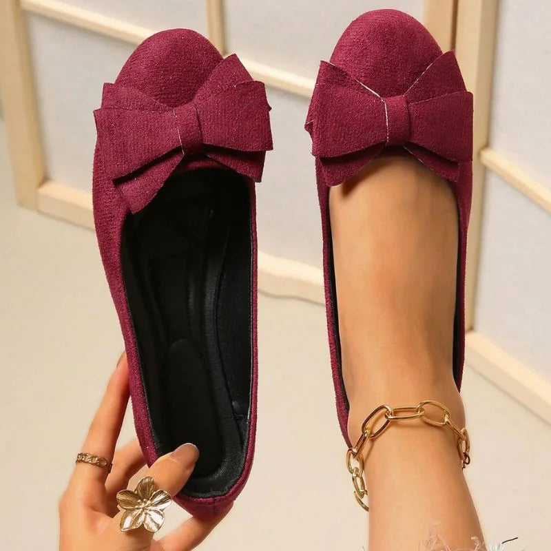 Red wide fit ballet flats - Lana Fiorelli