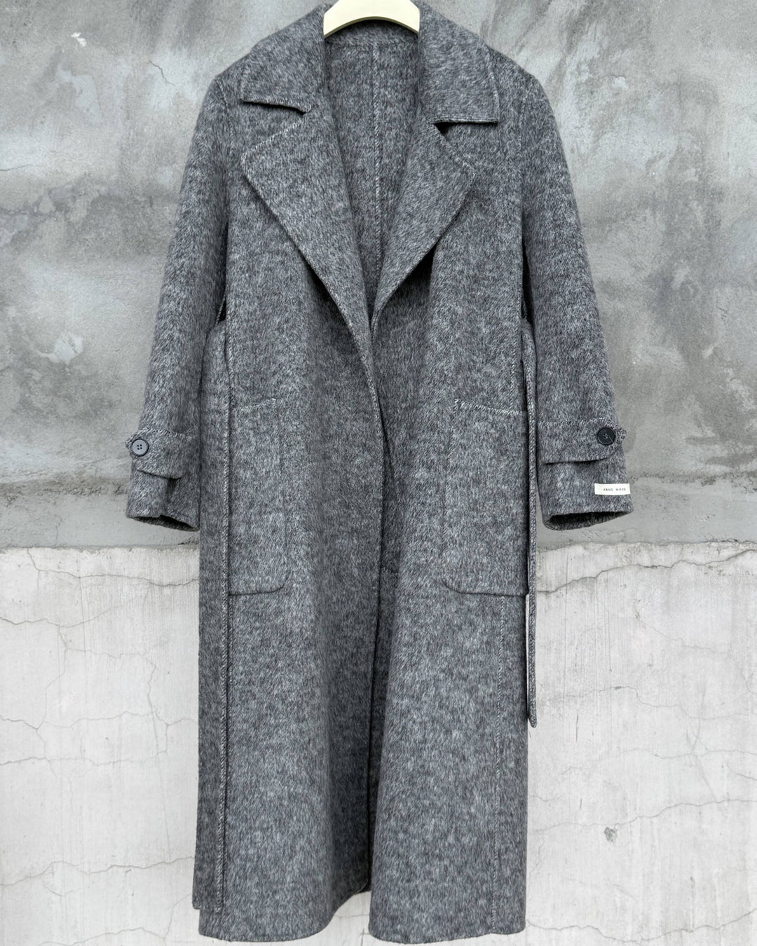 Cappotto Ottavia doppiofaccia Grigio Antracite - vista 2