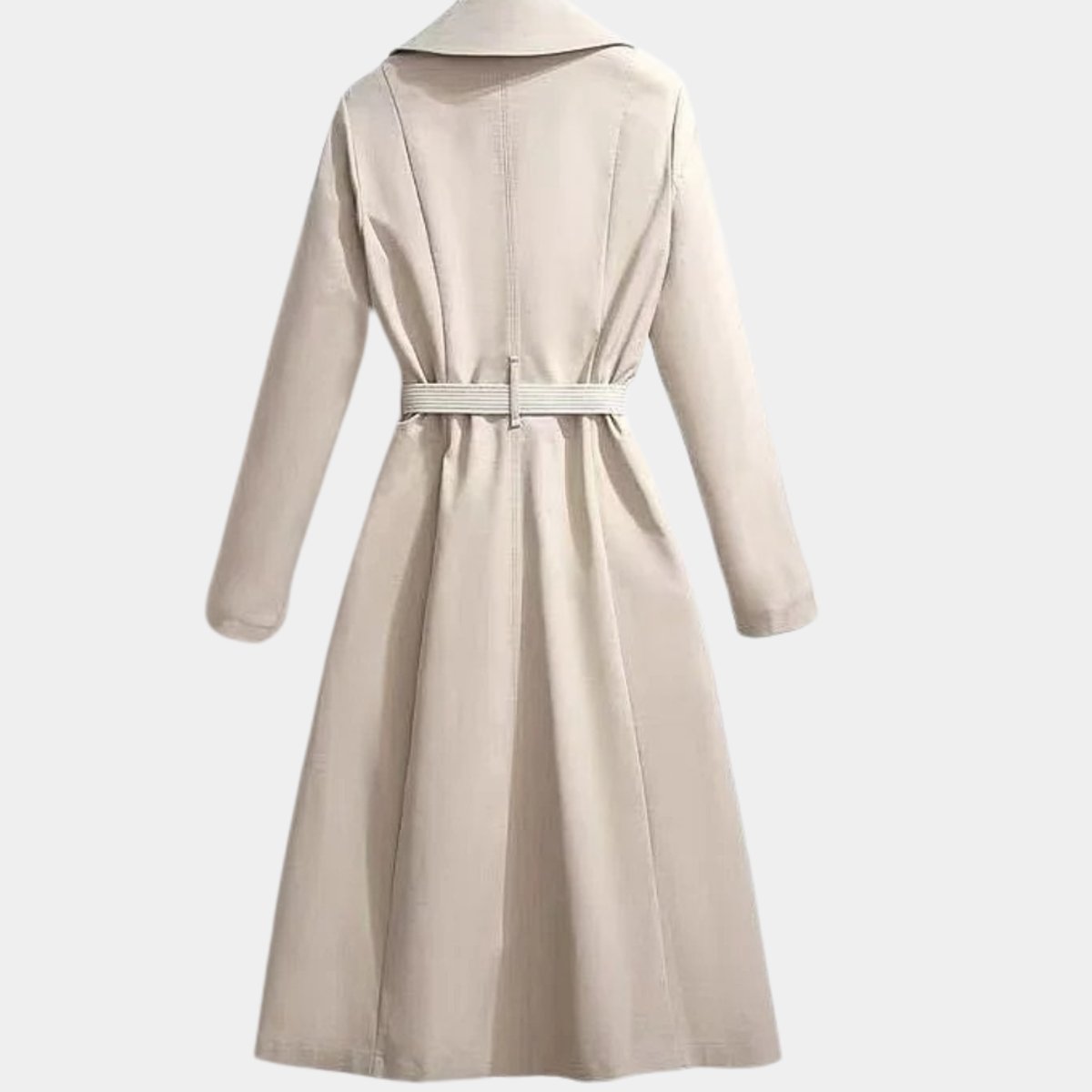 Black belted trench coat - Lana Fiorelli