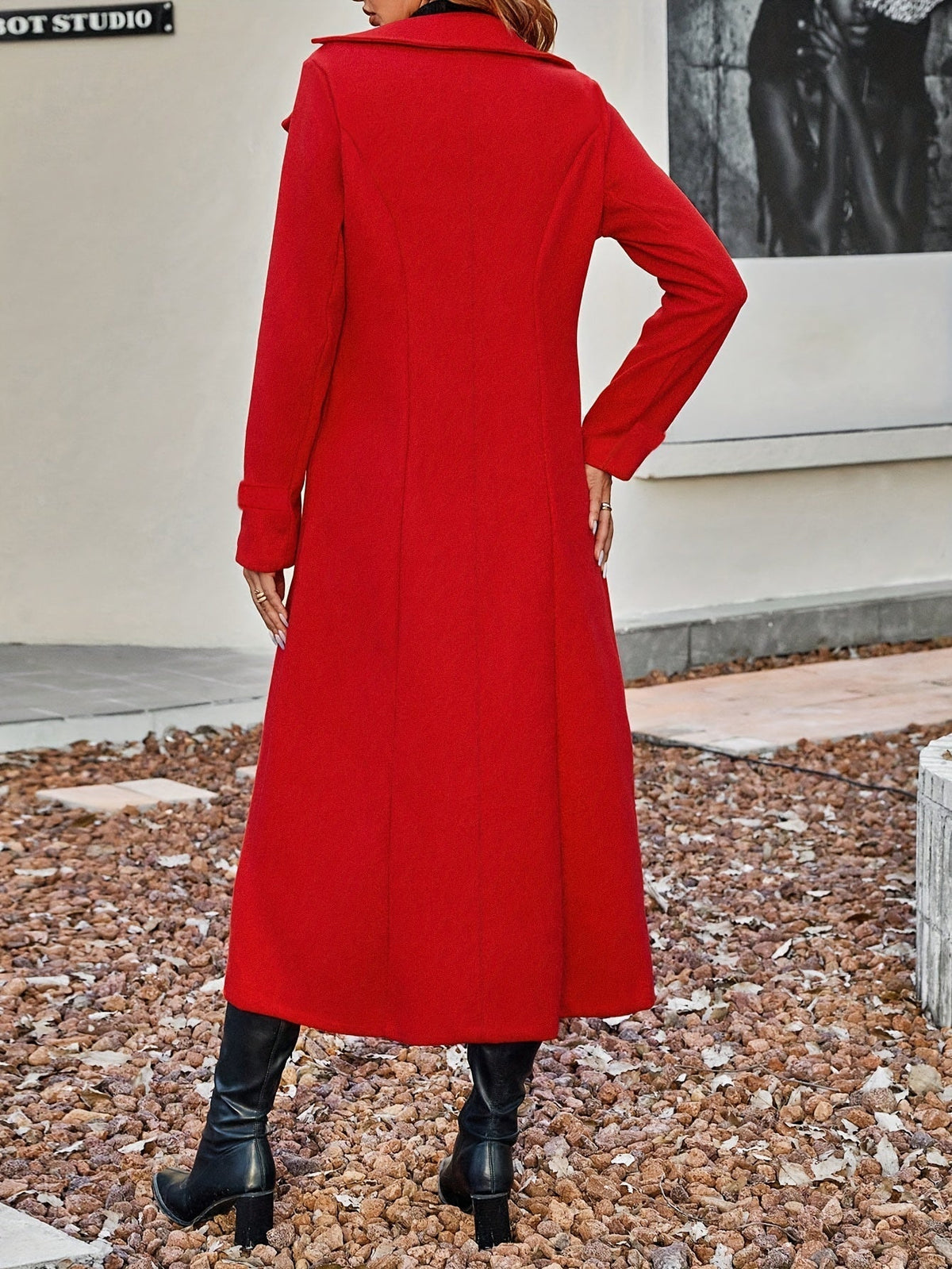 Women's double breasted winter coat - Lana Fiorelli