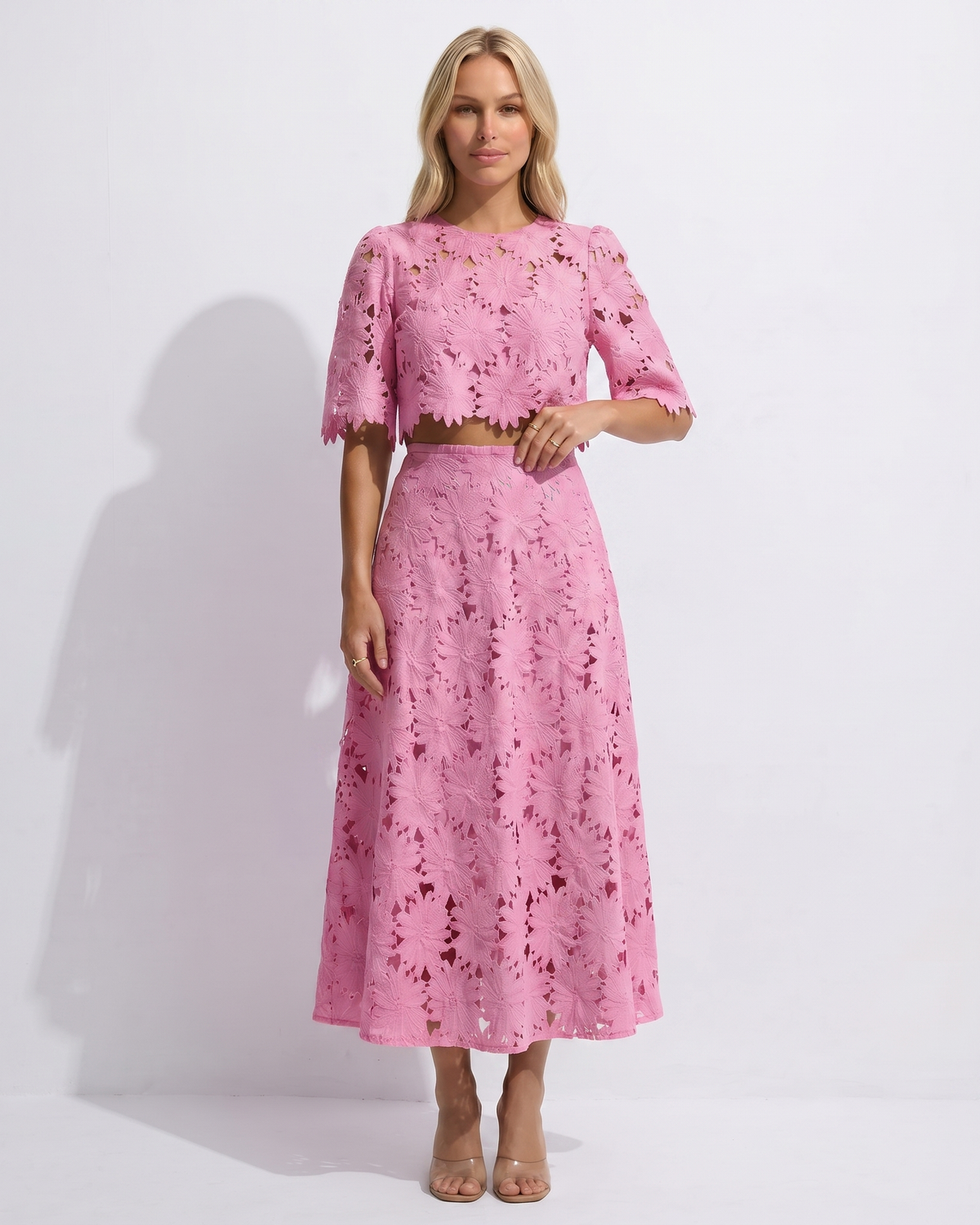 Pink Two-Piece Set - Lana Fiorelli