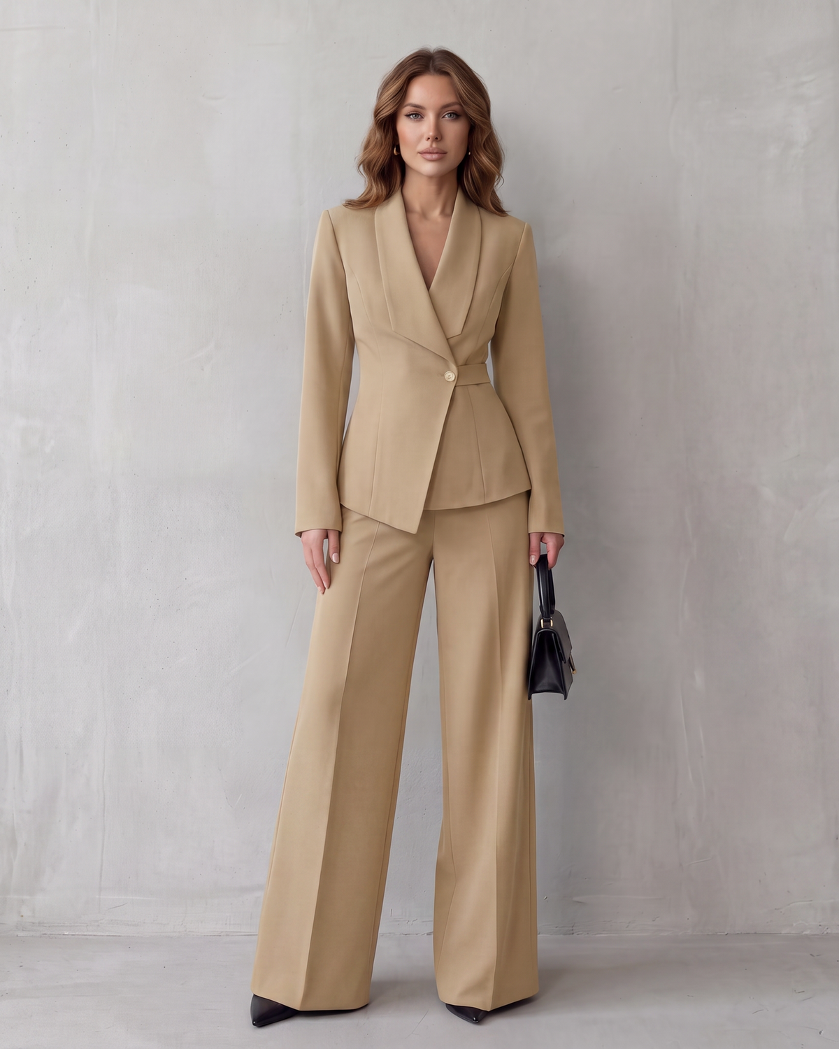 Beige Suit Set - Lana Fiorelli