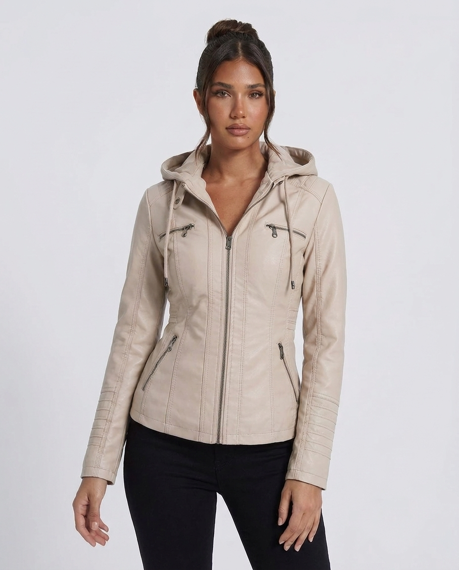 Giacca Trapuntata Donna con Cappuccio Removibile per l'Inverno