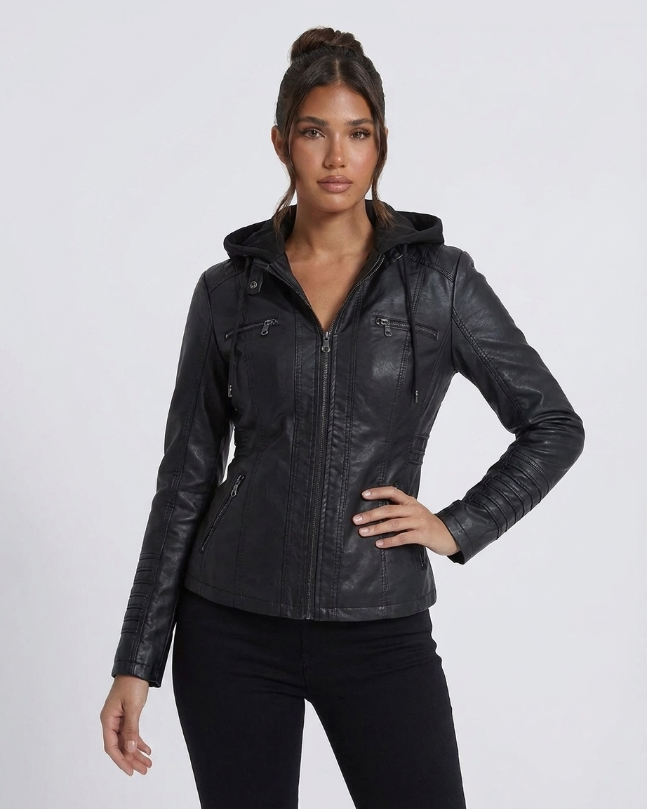 Giacca Trapuntata Donna con Cappuccio Removibile per l'Inverno