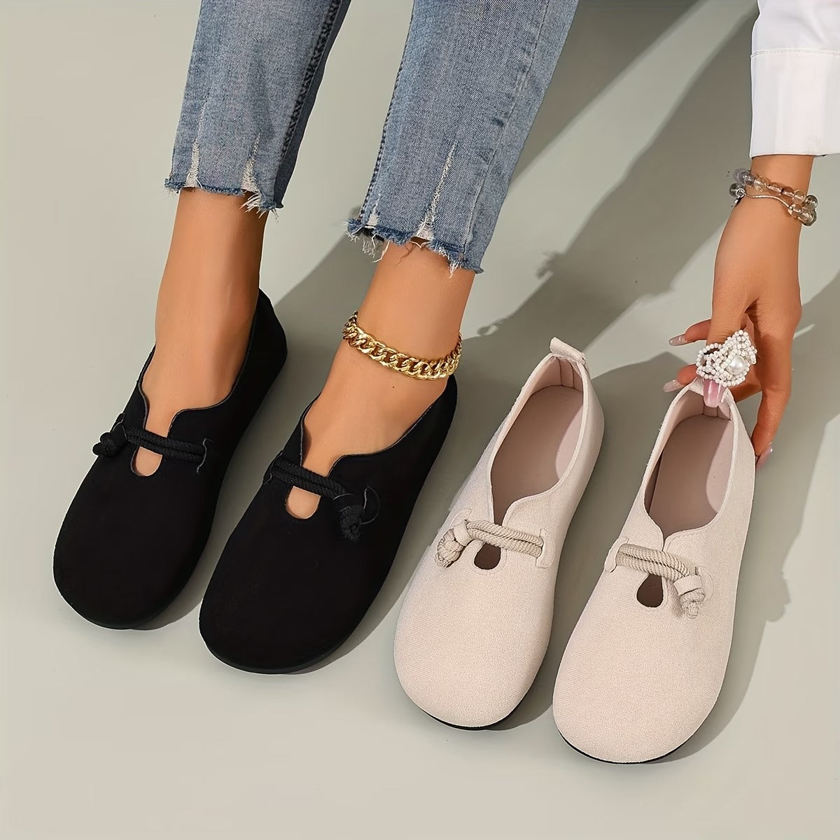 Ballerine Donna Slip On Leggere con Suola Imbottita Flessibile