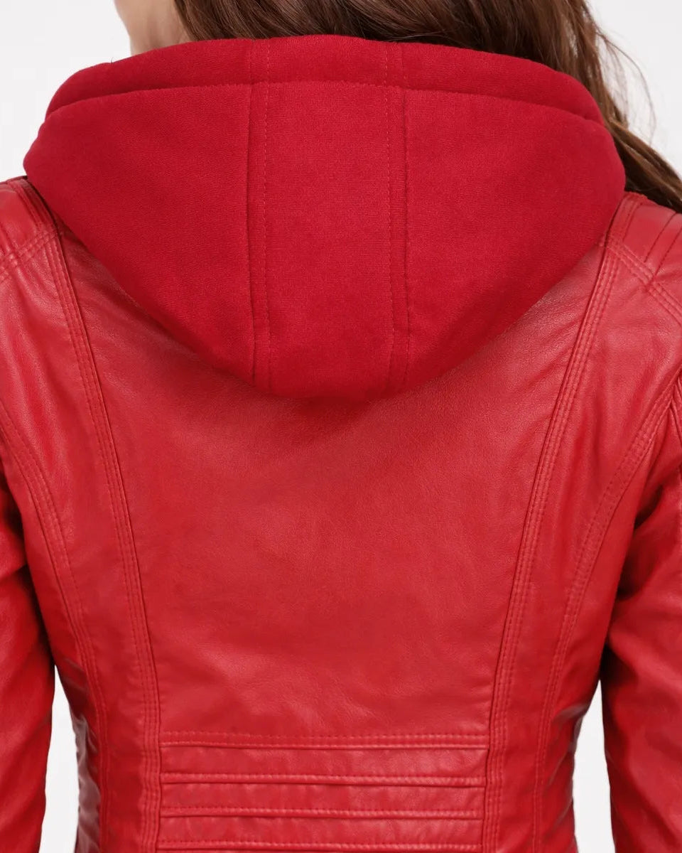 Giacca Trapuntata Donna con Cappuccio Removibile per l'Inverno
